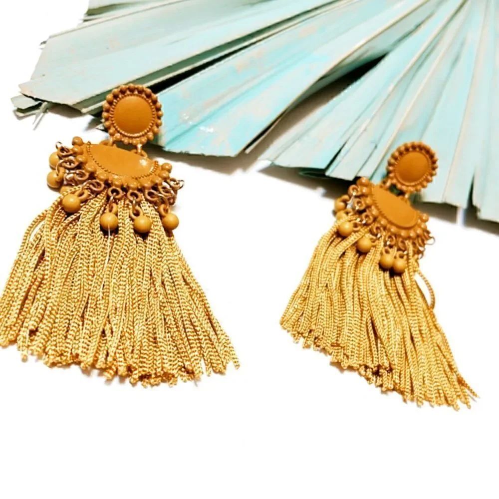 Boho tassel earrings  #45